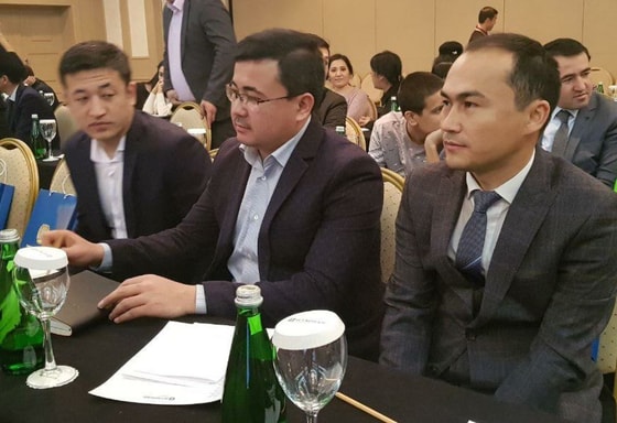 В центре Хуршид Далиев, справа&nbsp;Муслим Мирзажонов / Facebook