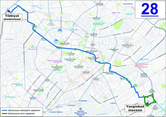 Фото: Управление транспорта Ташкента