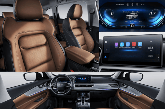 Салон Chery Tiggo 8Фото: drive.ru