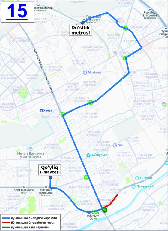 Фото: Управление транспорта Ташкента