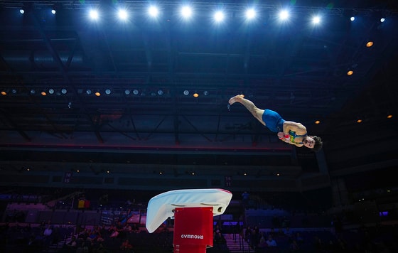 Buyuk Britaniyadagi gimnastika bo'yicha jahon chempionati&nbsp; Foto: AP/TASS&nbsp;