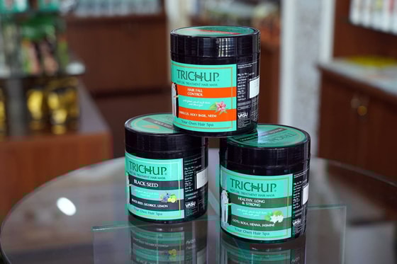 Маска с горячим маслом «здоровые, длинные и сильные»