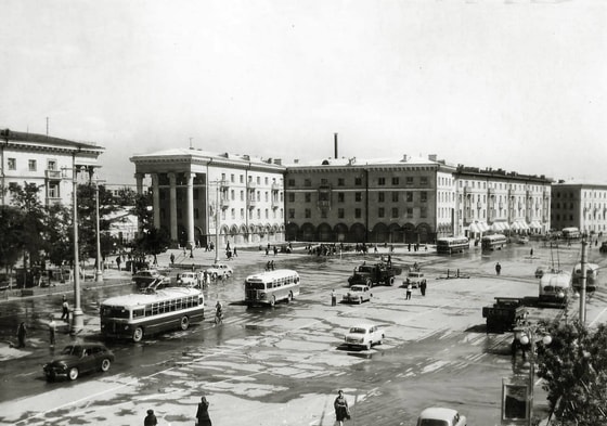 Площадь Бешагач, 1950-1960-ые гг., фото: открытый источник