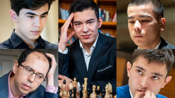 На фото Жавохир Синдаров,&nbsp;Рустам Касымджанов (слева), Нодирбек Абдусатторов (по центру),&nbsp;Шамсиддин Вохидов и Нодирбек Якуббоев (справа) / Открытые источники