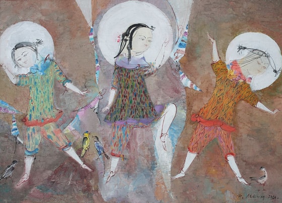 Танец под луной