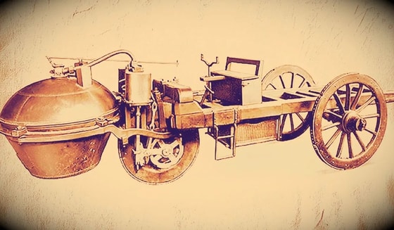 &nbsp;1672-yilda Xitoy imperatori uchun o'yinchoq sifatida yaratilgan bug'u aravasi avtomobilning birinchi protitipi hisoblanadi