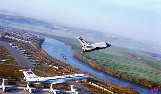 BTS-002 ning sinov parvozi ("Buran prototipi). 1987-yil