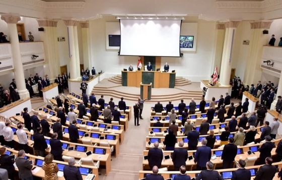 На фото парламент Грузии / AP