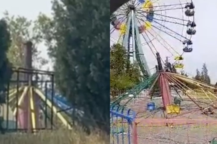 В Андижане произошло обрушение аттракциона, есть пострадавшие