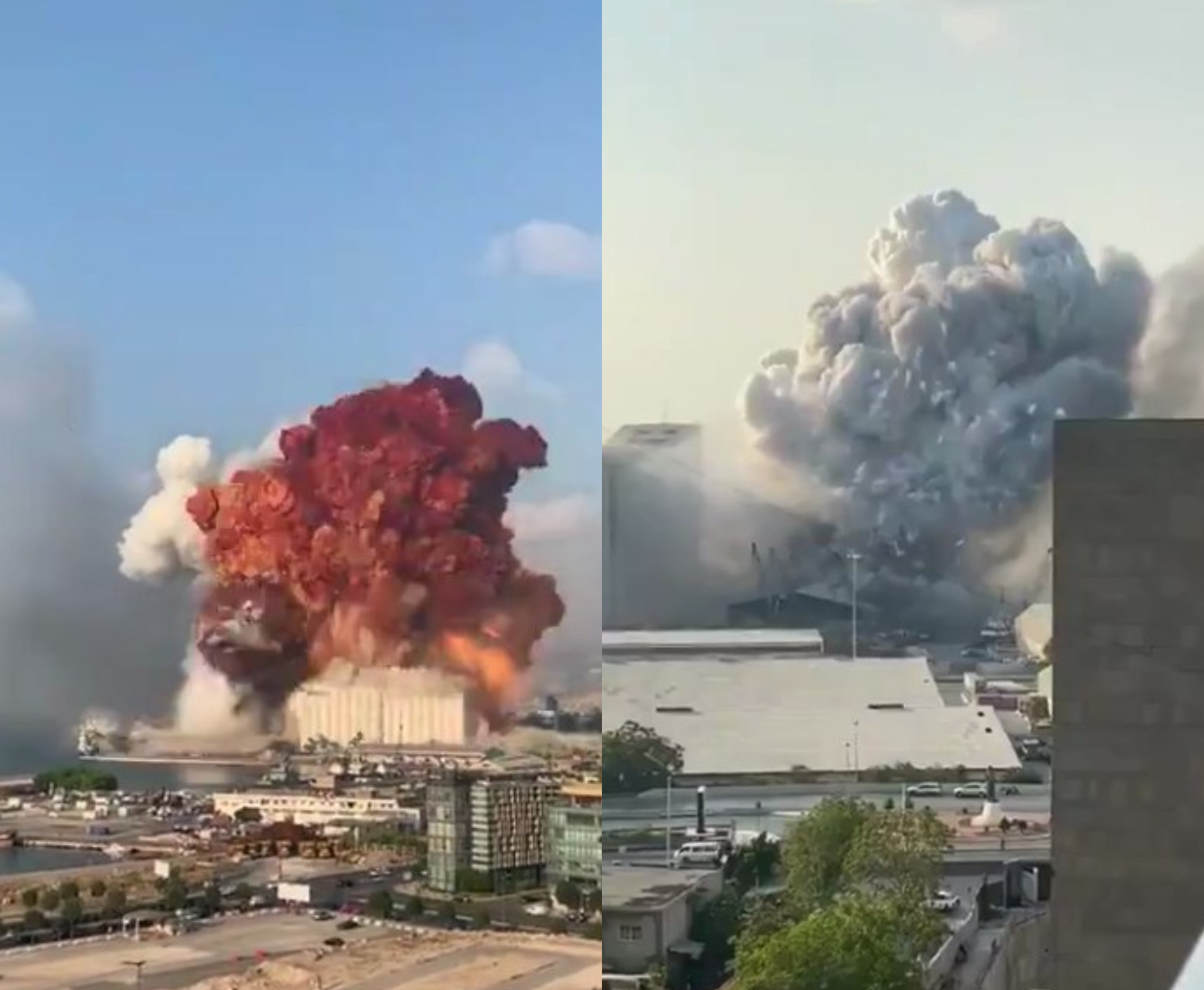 В столице Ливана прогремел мощный взрыв: видео момента засняли очевидцы 