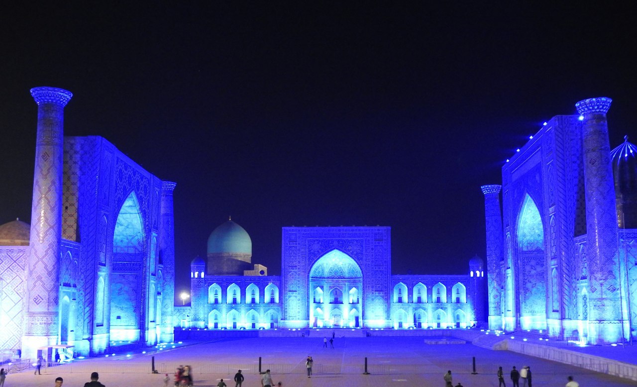 Узбекистан частично окрасится в синий цвет в честь акции Moviy nur tarat