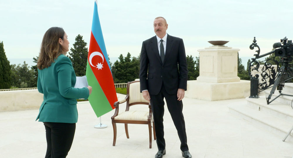 Алиев озвучил условие прекращения боев в Карабахе