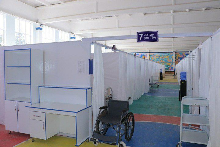 В Самарканде подготовлен еще один распределительный центр для больных COVID-19