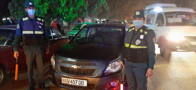 Инспекторка в Чирчике поймала угонщика автомобиля Cobalt