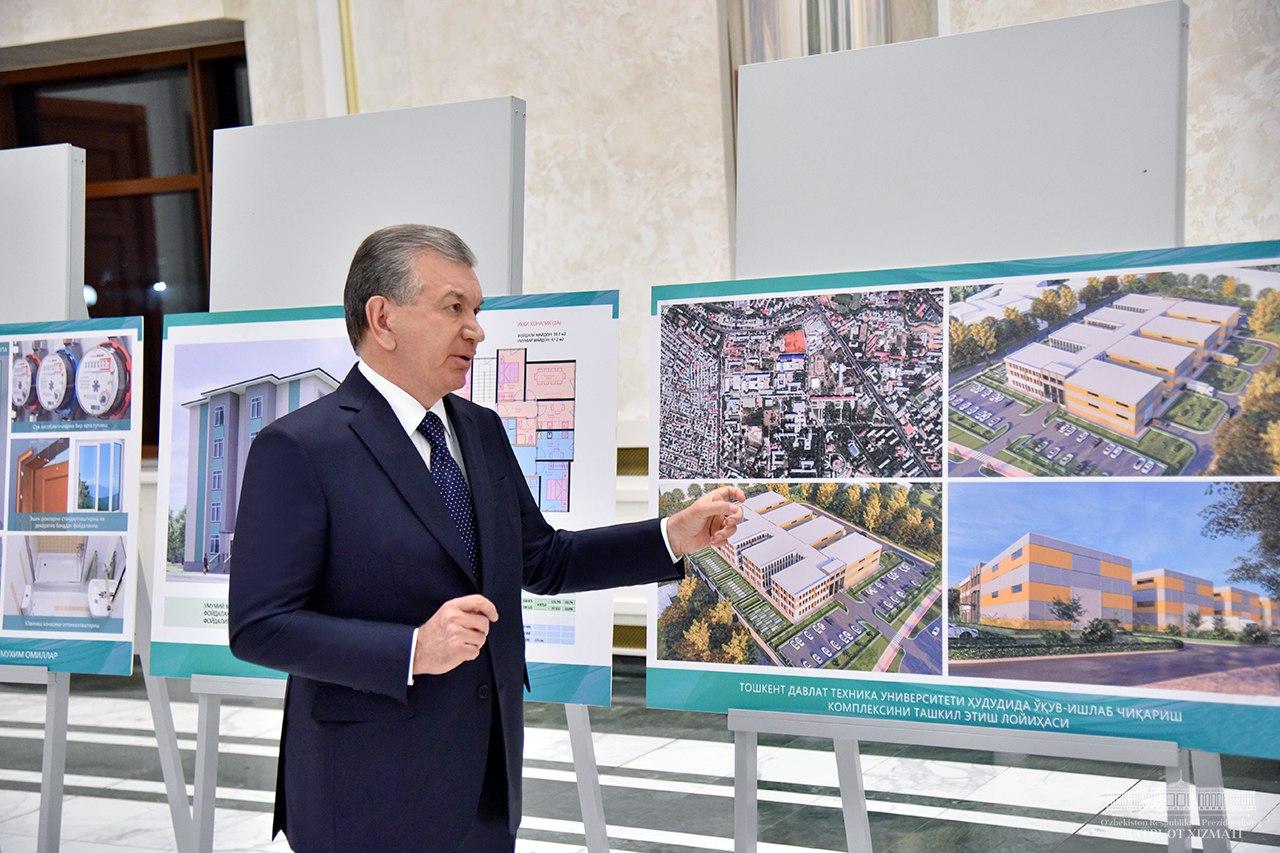 Шавкат Мирзиёев ознакомился с проектом центральной улицы Нукуса