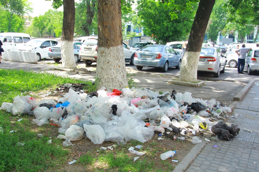 В Узбекистане увеличили штраф за выброс мусора в неположенном месте