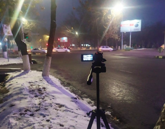 Ташкентцев попросили не бояться появившихся на дорогах портативных камер