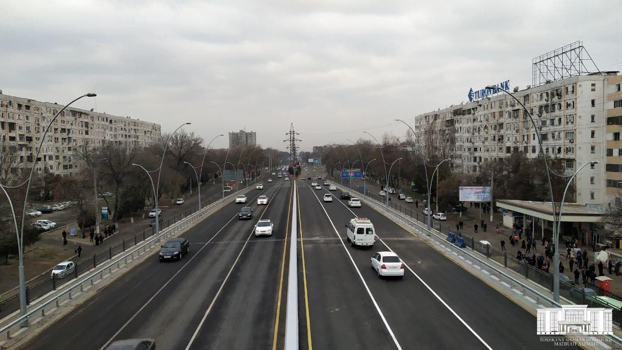 В Ташкенте открылась дорога возле «Универсама»