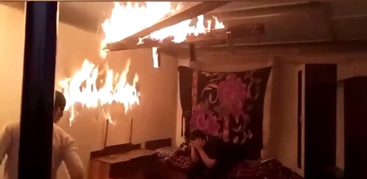 Во время съемок узбекского фильма устроили настоящий пожар