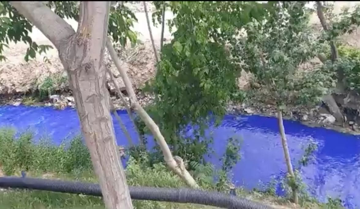 Экологи решили проблему с цветной водой в каналах Самарканда