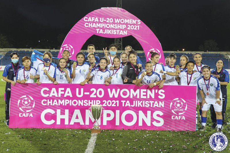 Женская молодежная сборная Узбекистана по футболу стала победителем чемпионата Центральной Азии в Душанбе