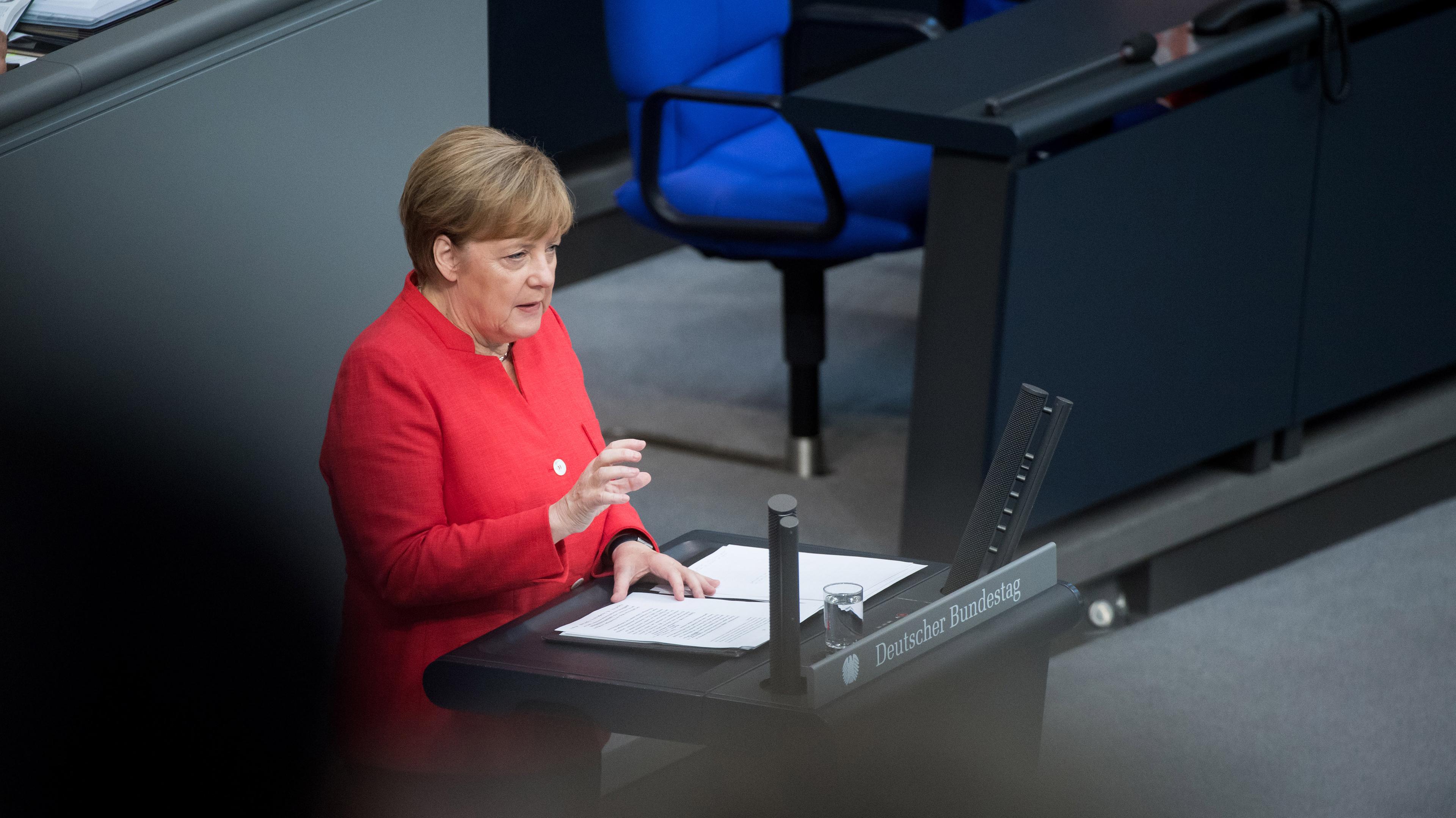 Ангела Меркель последний раз выступила в Бундестаге