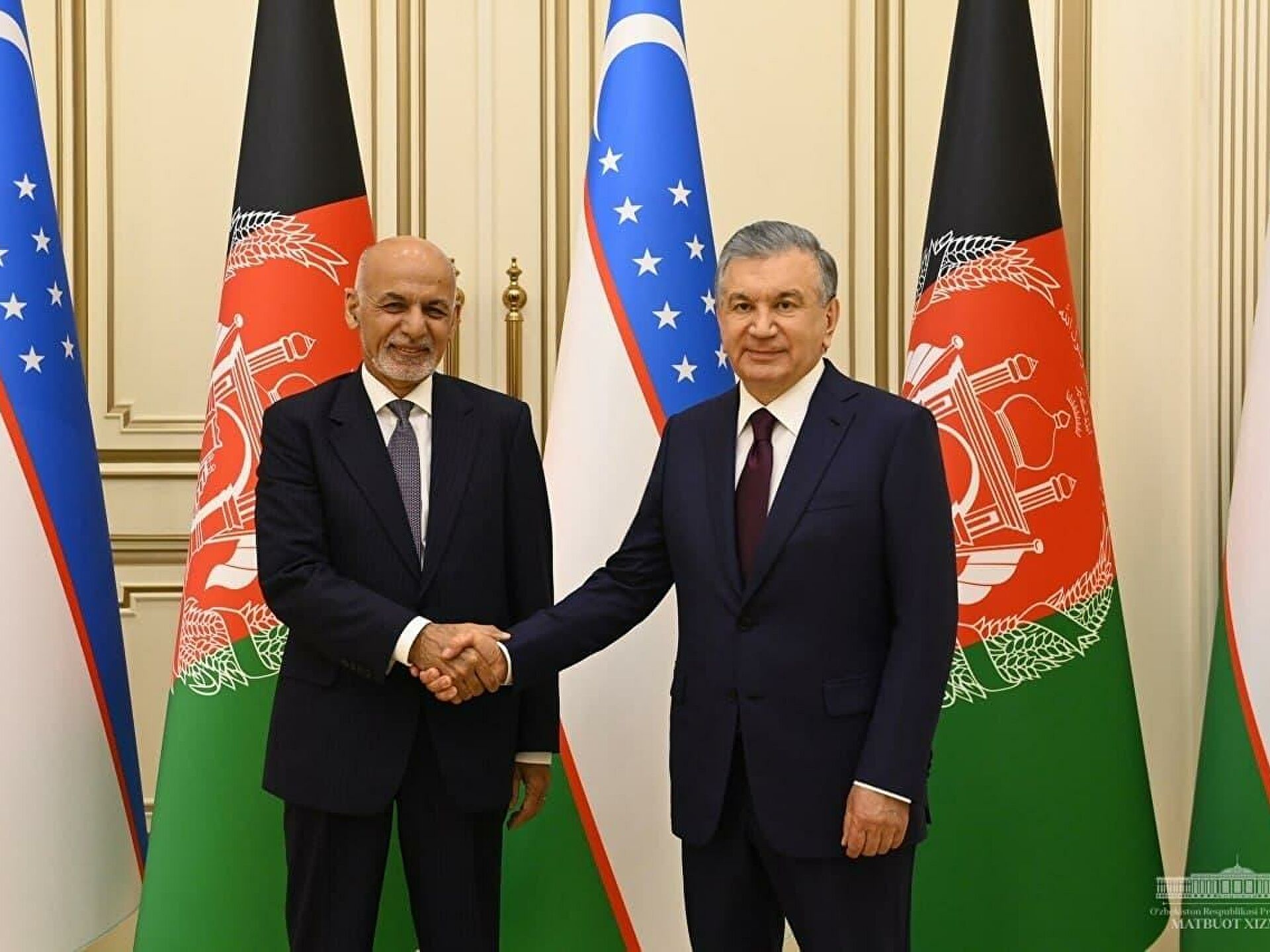 Шавкат Мирзиёев принял президента Афганистана