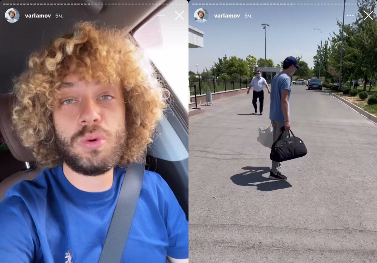 Прилетевший в Нукус блогер Илья Варламов отказался выяснять с попутчиком отношения без камер и прослыл «терпилой»