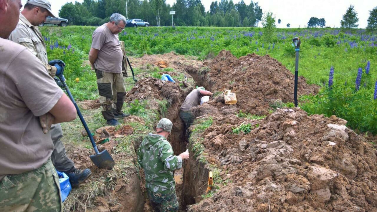 В Тверской области нашли останки солдата из Узбекистана, пропавшего без вести во время войны
