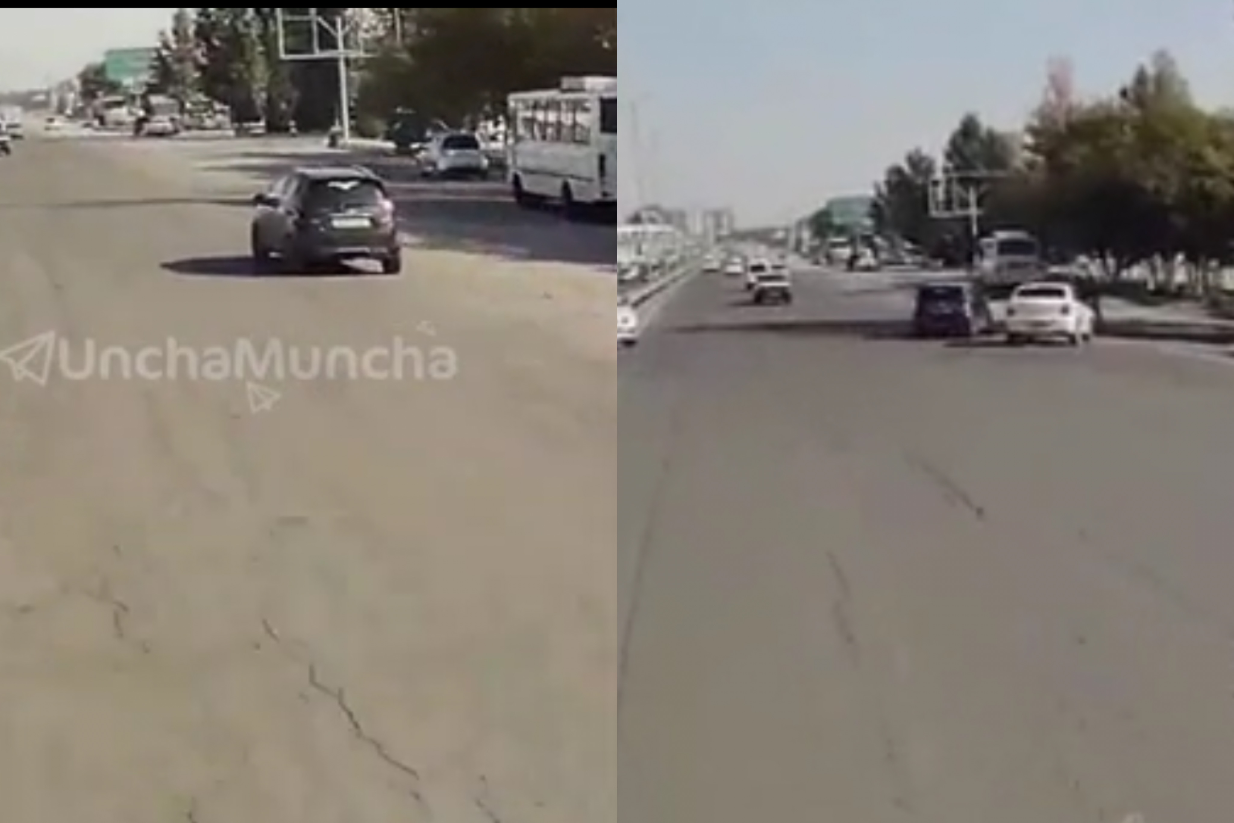 В Ташкенте водитель «Спарка» спровоцировал «Кобальт» сбить пешеходов и скрылся – видео