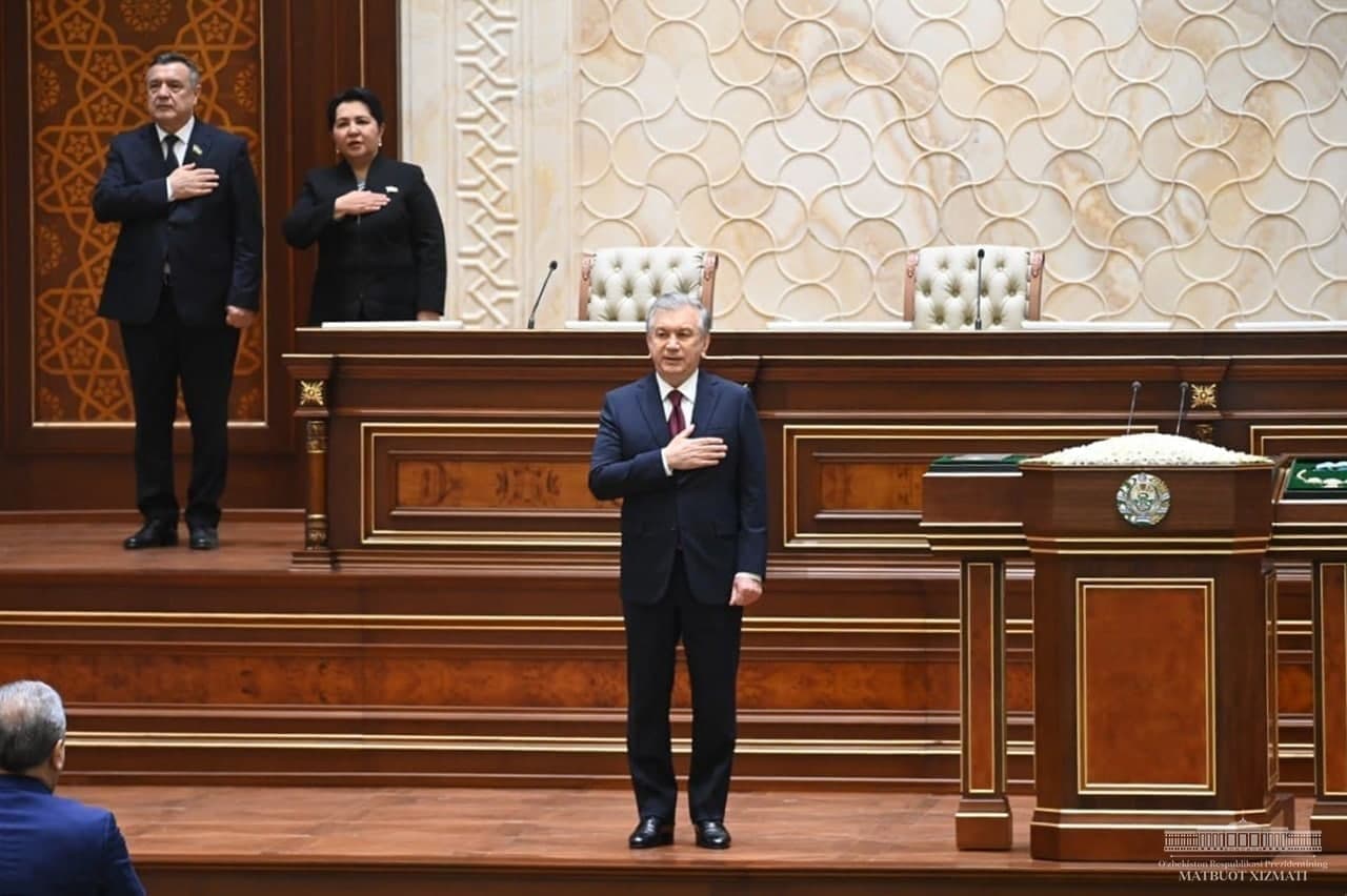 Шавкат Мирзиёев: «Как президент, вступающий в должность на новый срок, глубоко чувствую всю ответственность за настоящее и будущее нашей родины»