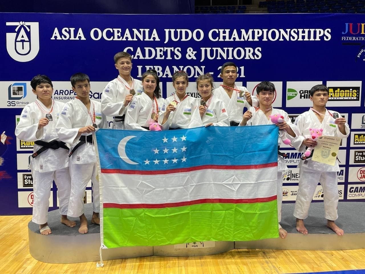 В первый день чемпионата Азии и Океании по дзюдо узбекистанцы выиграли 9 медалей, 5 из которых золотые