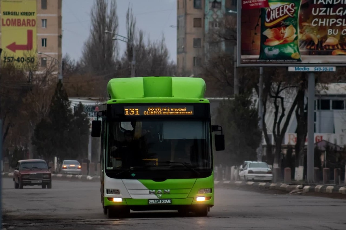 Обнародованы самые «забитые» автобусные маршруты в Ташкенте за прошедший месяц - список