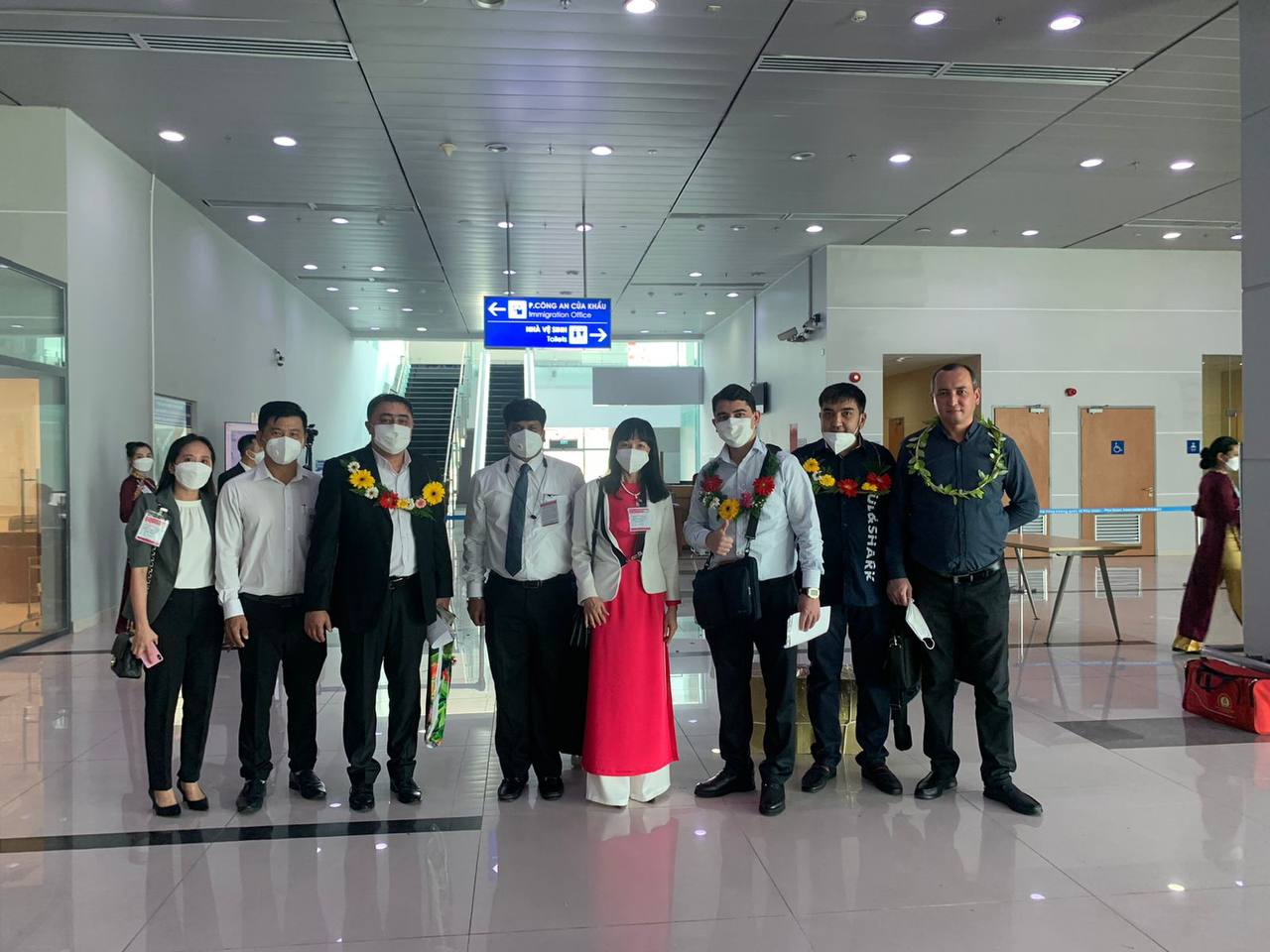 В международном аэропорту острова Фукуок приземлился первый чартер из Узбекистана