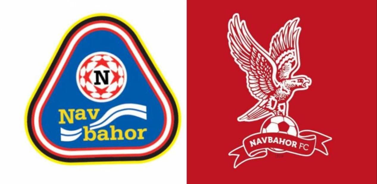 Фото: Логотип «Навбахора» до и после ребрендинга в 2018 году