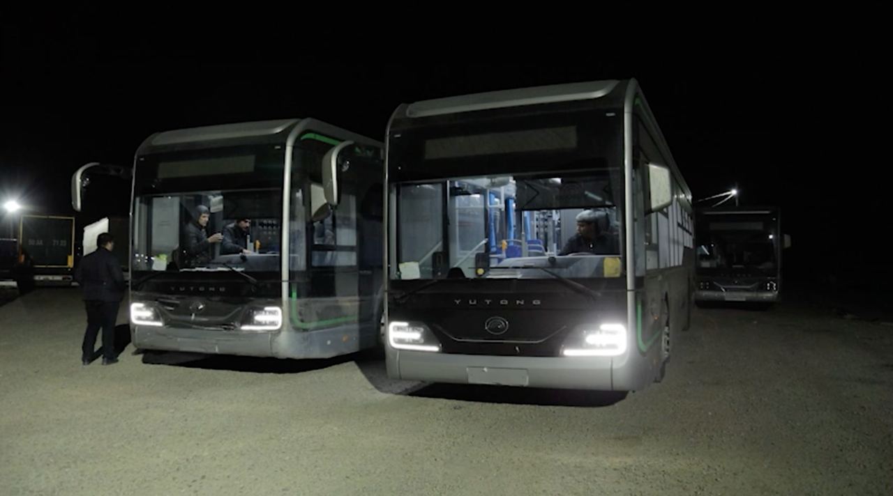 В Ташкенте запустили первые электробусы 