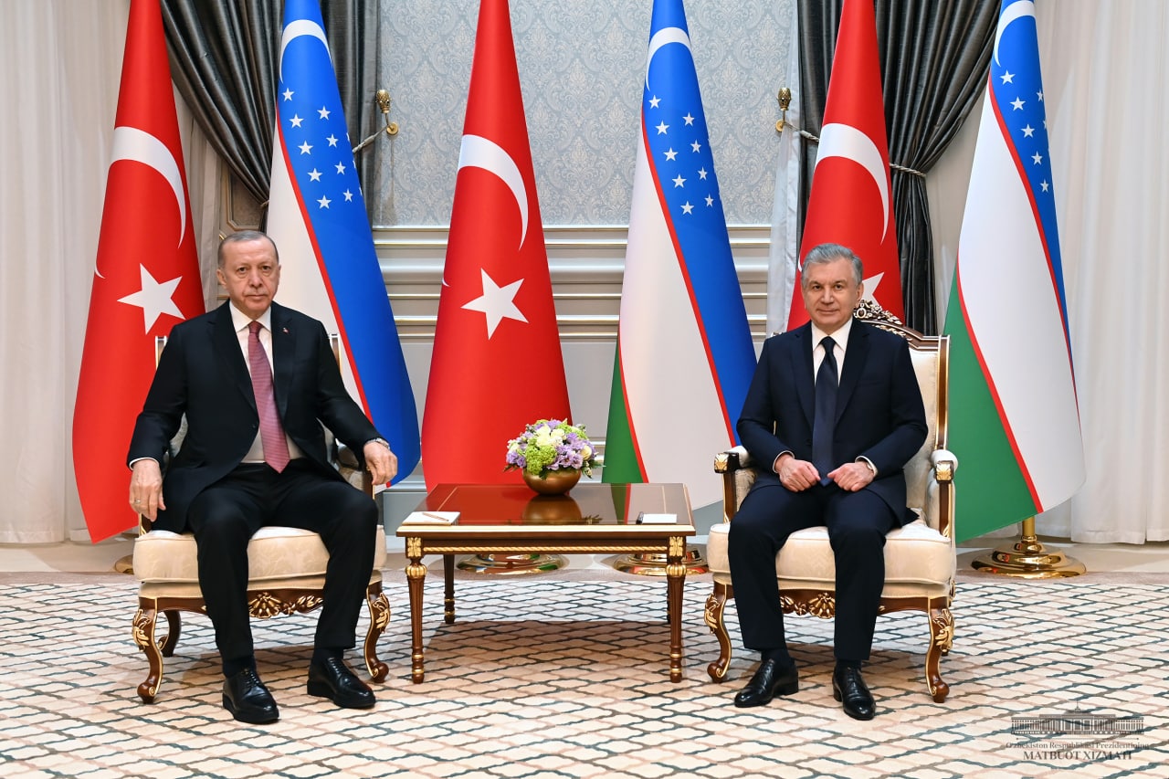 Мирзиёев и Эрдоган обсудили повестку двустороннего сотрудничества