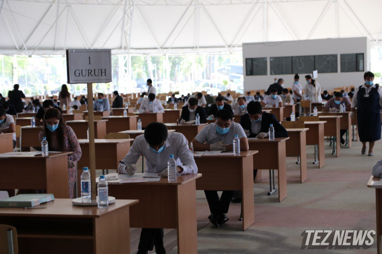 В Узбекистане расширился список абитуриентов, не оплачивающих участие в тестовых экзаменах