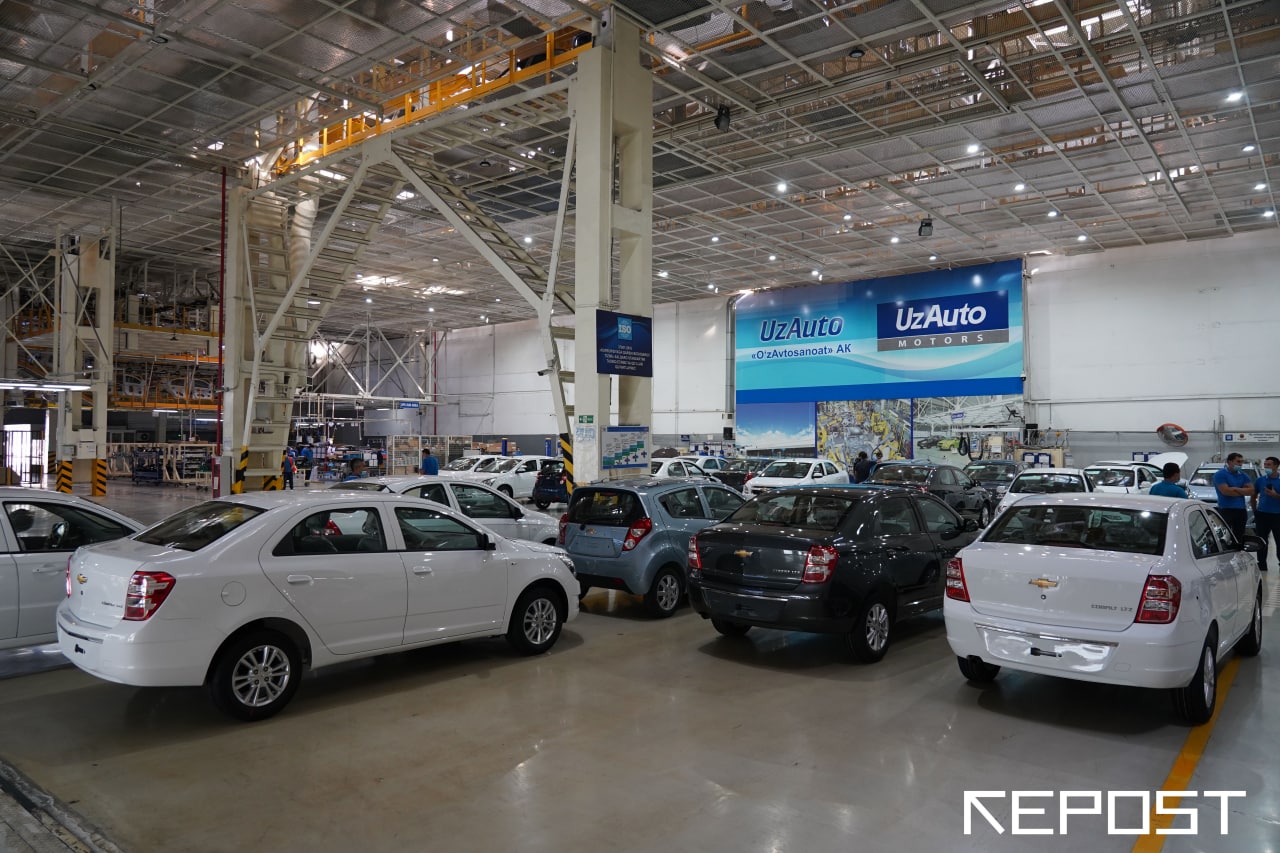 С начала года UzAuto Motors выдал клиентам более 100 тысяч машин