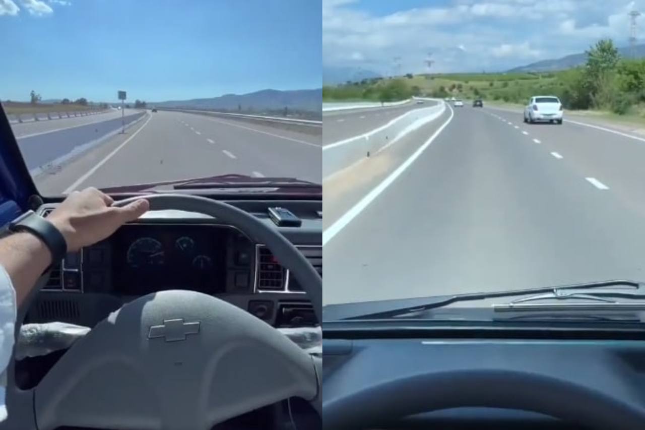 Узбекистанец разогнался на своем «Дамасе» до 130 км/ч — видео