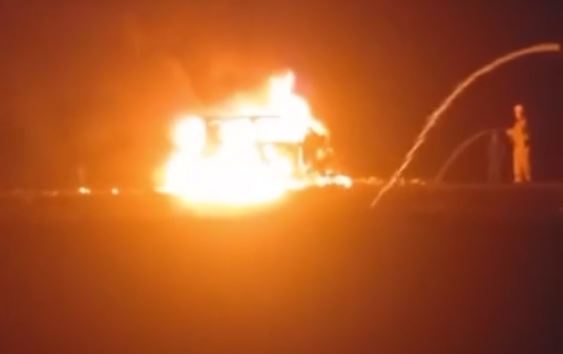 Восемь человек сгорели заживо в ДТП в Кашкадарье — видео