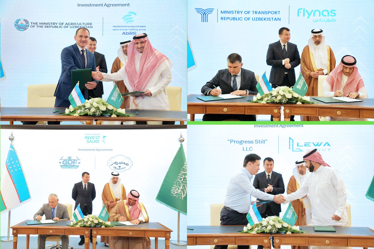Узбекистан и Саудовская Аравия подписали соглашения на $13,1 млрд