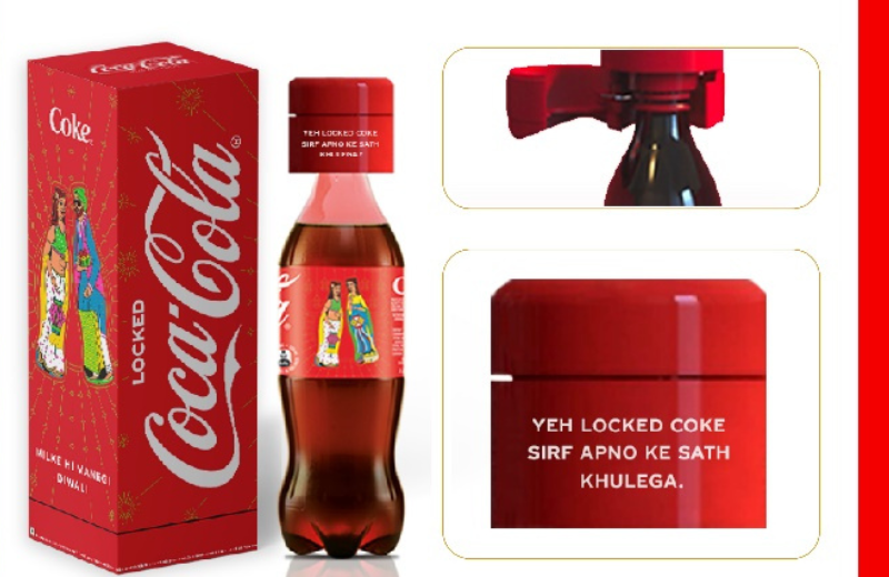 Coca-Cola в Индии создала «заблокированные» бутылки, которые может открыть отправитель