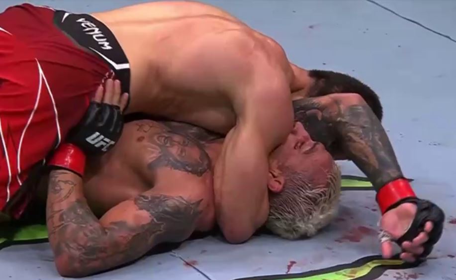 Махачев «задушил» Оливейру в бою за чемпионство UFC — видео