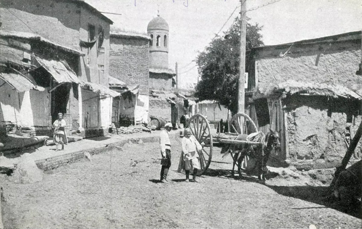 Toshkentda joylashgan Eski shahar, Ko'kchi ko'chasi. 1920-yil<br>