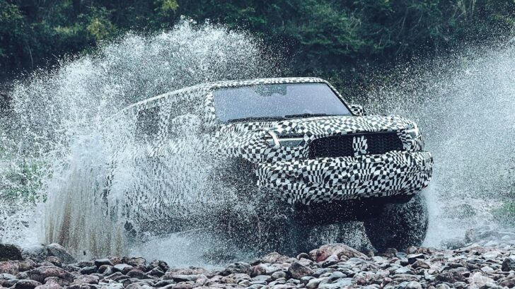 DongFeng тестирует свой мощнейший электрический внедорожник