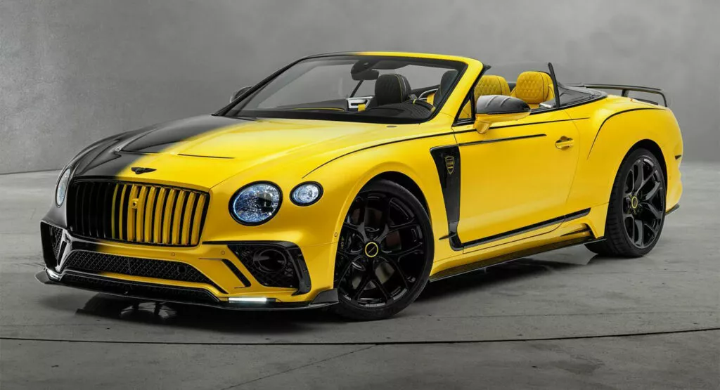 Mansory показал единственный двухцветный и очень мощный Bentley Continental GT