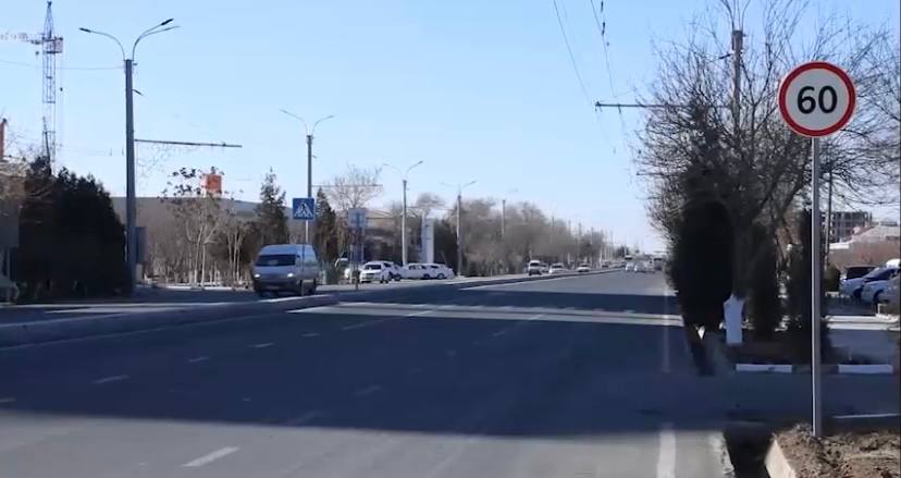 На улицах одного из городов Узбекистана снизили допустимую максимальную скорость до 60 км/ч