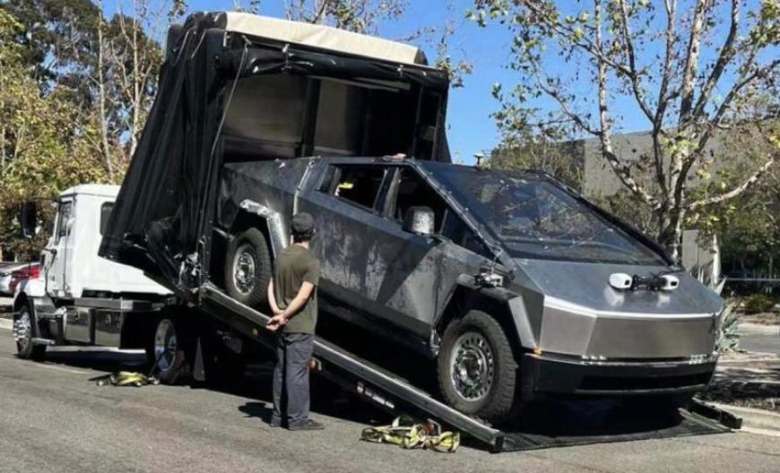 Тестовые Tesla Semi и Cybertruck с лидарами на капоте заметили на дорогах