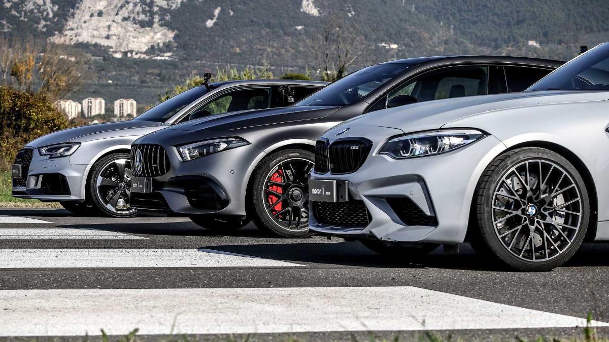 Способен ли стоковый BMW M340i обогнать тюнингованные Genesis G70 и Audi S5